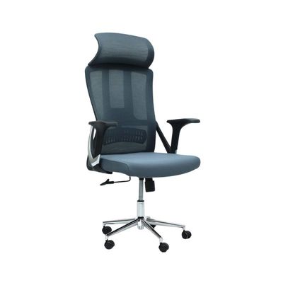 Ergonomic Office Chair with Headrest and Lumbar Support Desk Chair Computer Chair, High Back Executive Swivel Chair (Black) (Headrest)