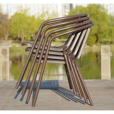 Garden Dining Set 7 Piece Outdoor Furniture Patio Dining Table and Chair Balcony Dinner Table Dinner Chair Poly Rattan Anthracite