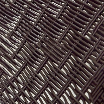 Garden Dining Set 7 Piece Outdoor Furniture Patio Dining Table and Chair Balcony Dinner Table Dinner Chair Poly Rattan Anthracite