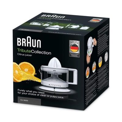 Braun Household Juicer, White, 350 Ml, Cj 3000