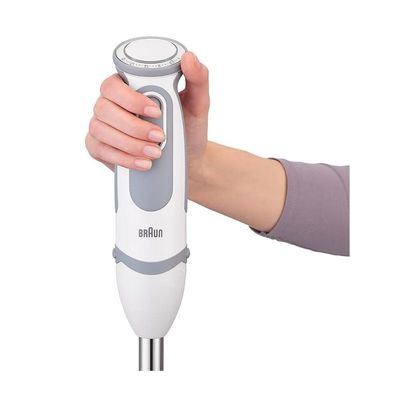 Braun MultiQuick 5 Vario MQ5220WH, Hand Blender, Mini Mincer, Measuring Jug, Anti-Splash