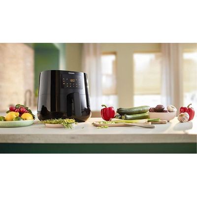 Philips Essential Air Fryer XL 1.2KG, 6.2L Capacity, Digital Screen,Black - HD9270/90