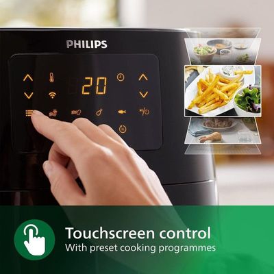 Philips Digital XL Airfryer HD9280/90, 6.2 Ltr, (Wifi enabled), Touch Panel, 5000 Series XL (1.2kg), Rapid Air Technology