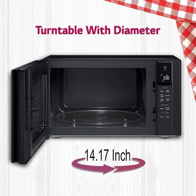 LG Microwave 42L Digital Inverter with Grill Black-MH8265DIS