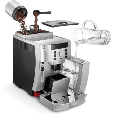 De'Longhi Magnifica S Bean To Cup Coffee Machine, ECAM22.110.SB, Silver