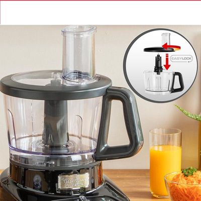 Moulinex FP821811 DoubleForce Multi-Function Food Processor, Black