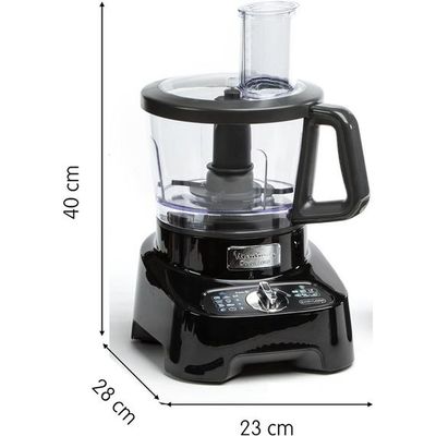 Moulinex FP821811 DoubleForce Multi-Function Food Processor, Black