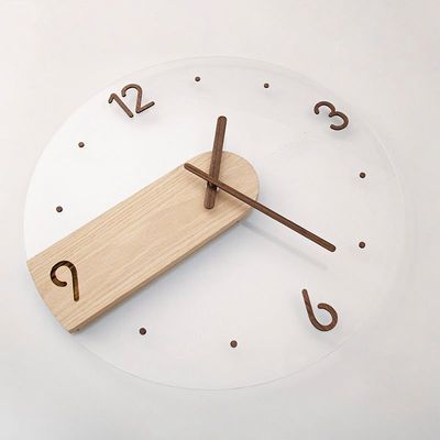 BLISS VIE Serene Wooden Wall Clock