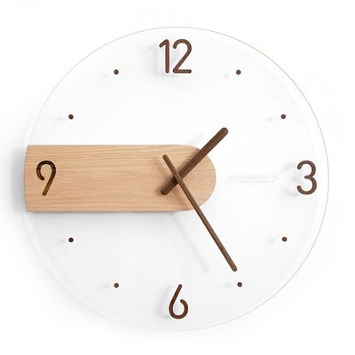 BLISS VIE Serene Wooden Wall Clock