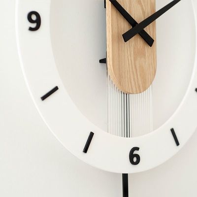 Astral Wooden Wall Clock - Numbers