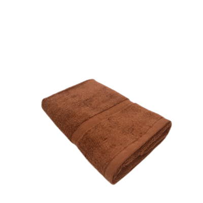 Camellia Hand Towel 40X75 Cm 550 Gsm Dark Brown Diagonal Dobby 100% Cotton Set Of 1