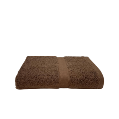 Camellia Hand Towel 50X100 Cm 550 Gsm Dark Brown Diagonal Dobby 100% Cotton Set Of 1