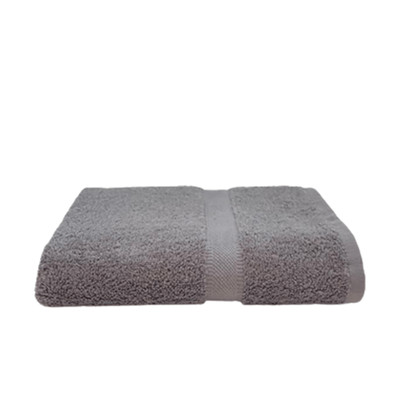 Camellia Hand Towel 50X100 Cm 550 Gsm Grey Diagonal Dobby 100% Cotton Set Of 1