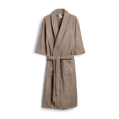 Daffodil Bathrobe (Beige) 100% TERRY Cotton - (Set of 1)  400 Gsm