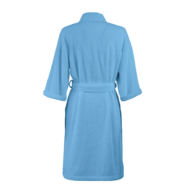 Daffodil Bathrobe (Light Blue) 100% TERRY Cotton - (Set of 1)  400 Gsm