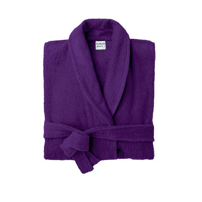 Daffodil Bathrobe (Purple) 100% TERRY Cotton - (Set of 1)  400 Gsm