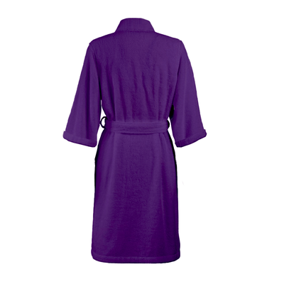 Daffodil Bathrobe (Purple) 100% TERRY Cotton - (Set of 1)  400 Gsm