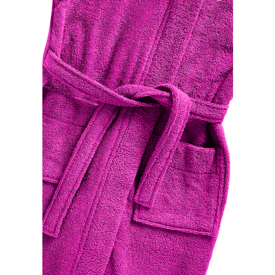 Daffodil Bathrobe 6 YEAR (Fuchsia Pink) 100% TERRY Cotton - (Set of 1) 400 Gsm