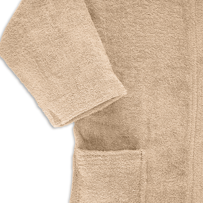 Daffodil Bathrobe 6 YEAR (Beige) 100% TERRY Cotton - (Set of 1) 400 Gsm