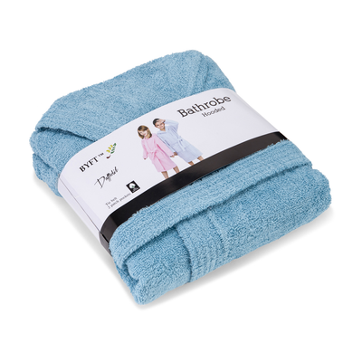 Daffodil Bathrobe 6 YEAR (Light Blue) 100% TERRY Cotton - (Set of 1) 400 Gsm