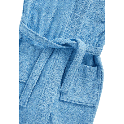 Daffodil Bathrobe 6 YEAR (Light Blue) 100% TERRY Cotton - (Set of 1) 400 Gsm