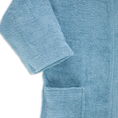 Daffodil Bathrobe 6 YEAR (Light Blue) 100% TERRY Cotton - (Set of 1) 400 Gsm