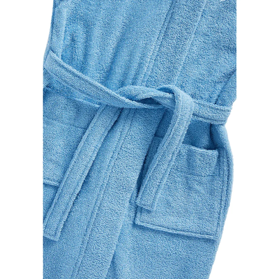 Daffodil Bathrobe 8 YEAR (Light Blue) 100% TERRY Cotton - (Set of 1) 400 Gsm