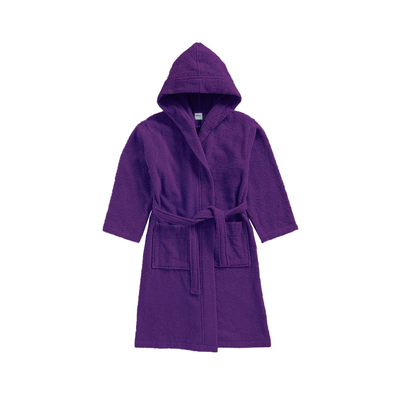 Daffodil Bathrobe 6 YEAR (Purple) 100% TERRY Cotton - (Set of 1) 400 Gsm