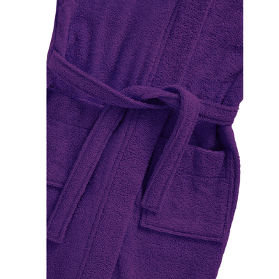 Daffodil Bathrobe 6 YEAR (Purple) 100% TERRY Cotton - (Set of 1) 400 Gsm