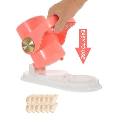 2 in 1 Dumpling Maker Mould Machine With Skin Press Tool Random Colour 