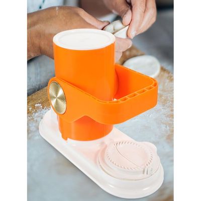 Dumpling Maker Mould Manual Press Machine Dumpling Mould 2 in 1 Random Colour 