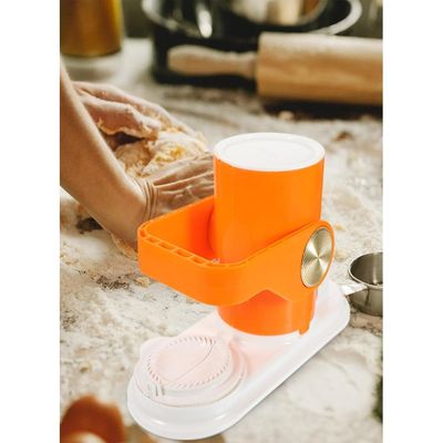 Dumpling Maker Mould Manual Press Machine Dumpling Mould 2 in 1 Random Colour 