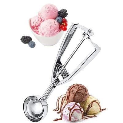 Spring Ice Cream Scoop Silver