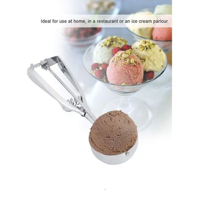2 Pieces New 6CM ICE CREAM SCOOP STAINLESS STEEL ICE CREAM SPOON BALL SCOOPER