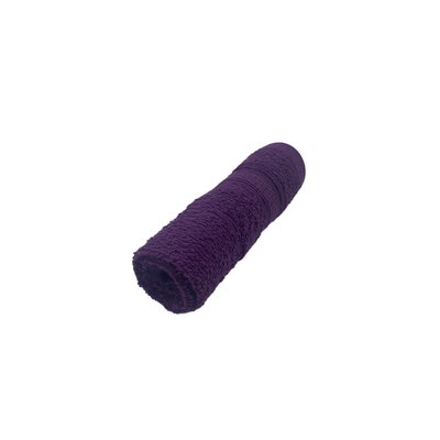 Daffodil Face Towel Purple Stripe Diamond Dobby (30 x 30 Cm) 100% Cotton - (Set of 1) 500 Gsm