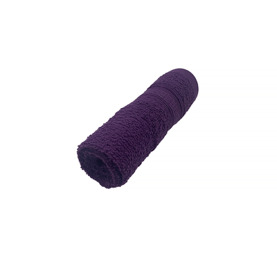 Daffodil Hand Towel (Purple) Stripe Diamond Dobby (40 x 60 Cm) 100% Cotton - (Set of 1) 500 Gsm