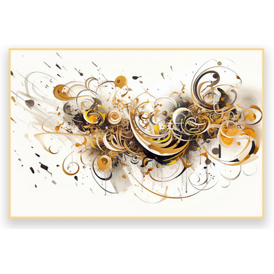 Abstract Calligraphy Painting (40x60 cm)