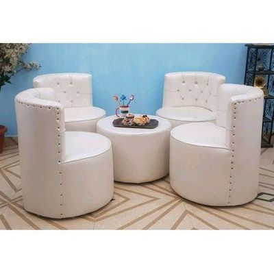 Single Seater Sofa Set With Table (Set of 5)