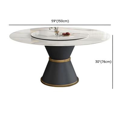 Exclusive Modern Round Table Rock Slab Tabletop Exclusive Modern Round Table Rock Slab Tabletop