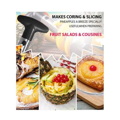 Pineapple Cutter And Peeler Silver