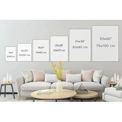 Abstract Wall Painting -  Modern - 40x60 cm - Set of 3