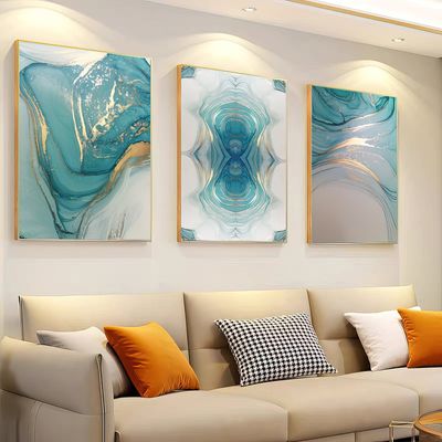 Abstract Wall Painting -  Modern - 40x60 cm - Set of 3