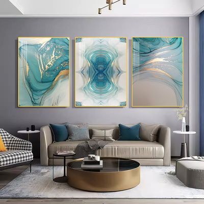 Abstract Wall Painting -  Modern - 40x60 cm - Set of 3