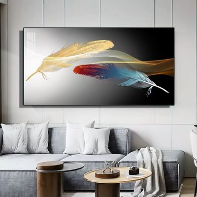 Abstract Wall Painting -  Feathers