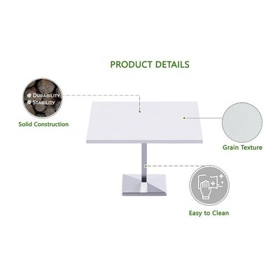 Ristoran 500PE-720 24 Seater Square Modular Pantry Table White
