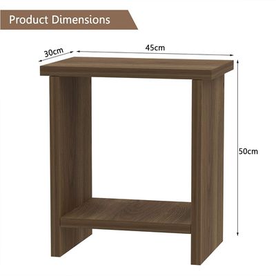 Mahmayi Modern Night Stand Table, Side Table with Sturdy Legs for Elegance and Functionality Ideal for Home, Living Room, Office - Zabrano