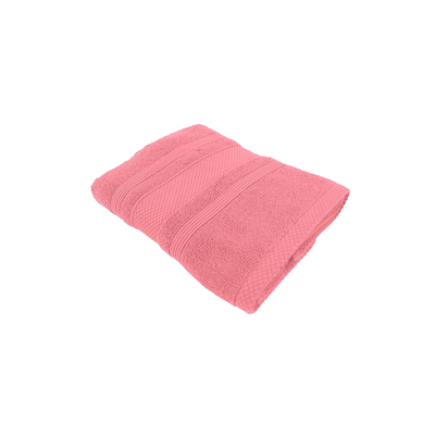 Home Castle (Pink) Premium Hand Towel (50 x 90 Cm - Set of 1) 100% Cotton Highly Absorbent, High Quality Bath linen with Diamond Dobby 550 Gsm