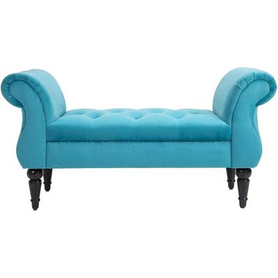 Upholstered Tufted Bench Sofa Couch