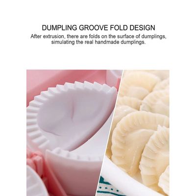 Dough Press With Dumpling Maker Mould 6 Pcs Random Colour