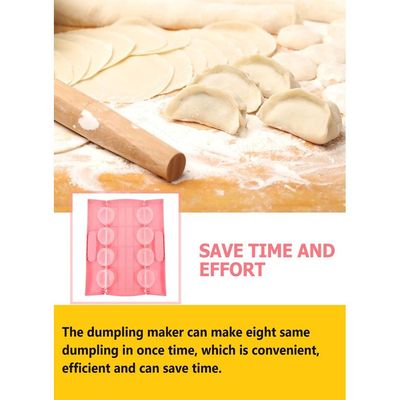 Dough Press With Dumpling Maker Mould 6 Pcs Random Colour